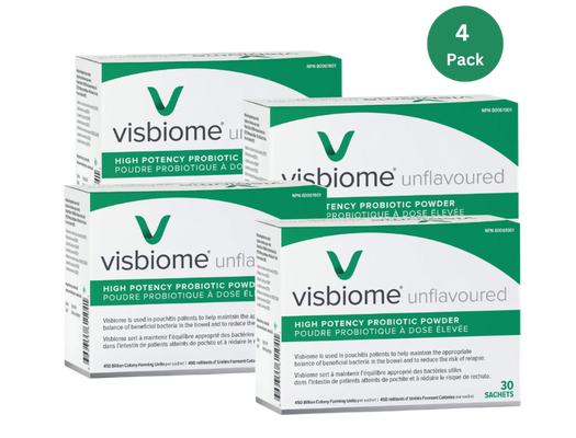 Visbiome unflavoured 4 pack canada.