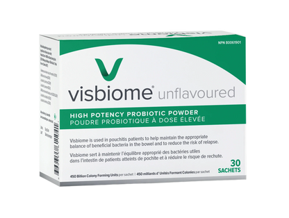 Visbiome unflavoured single pack canada.