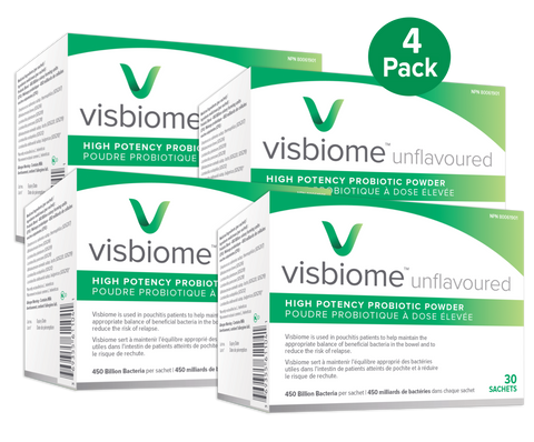 Visbiome - Unflavoured 4 Pack